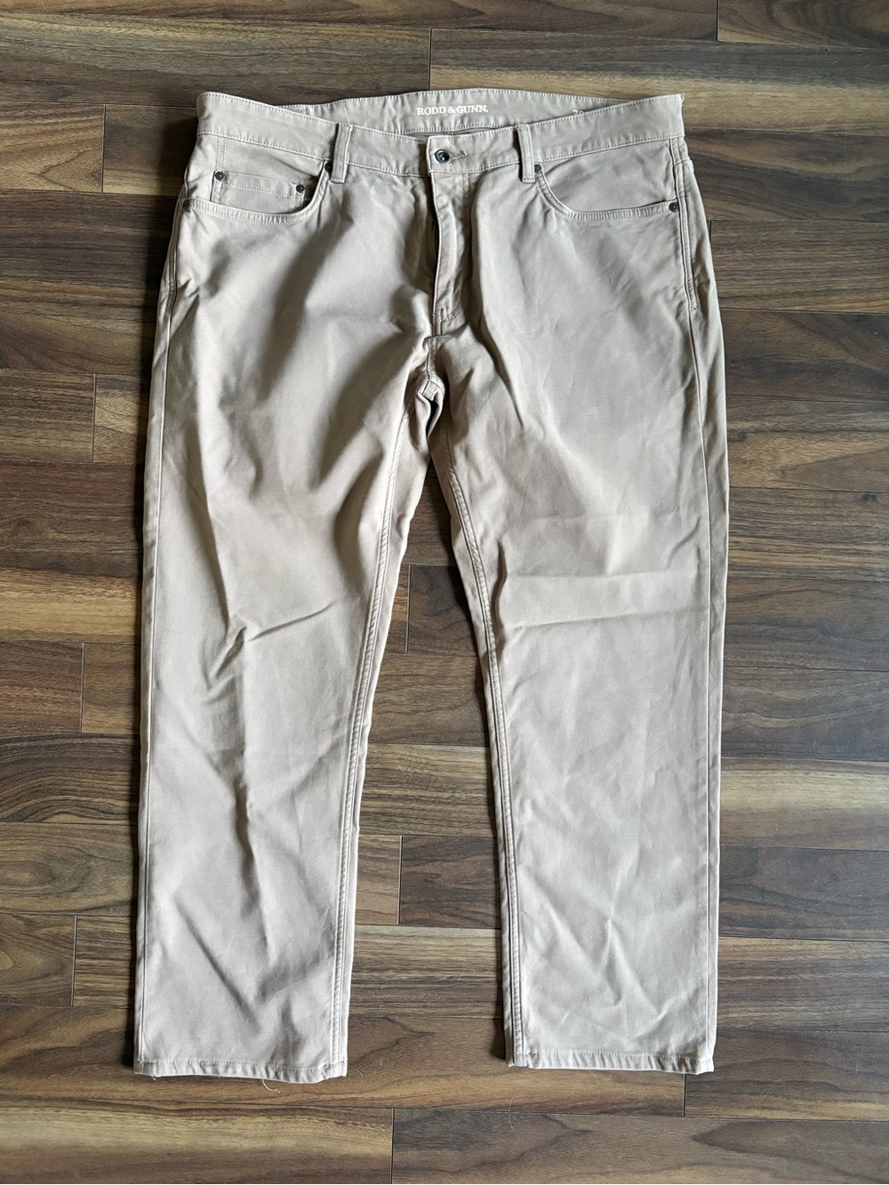 Rodd & Gunn Beige Slim Chino Pants